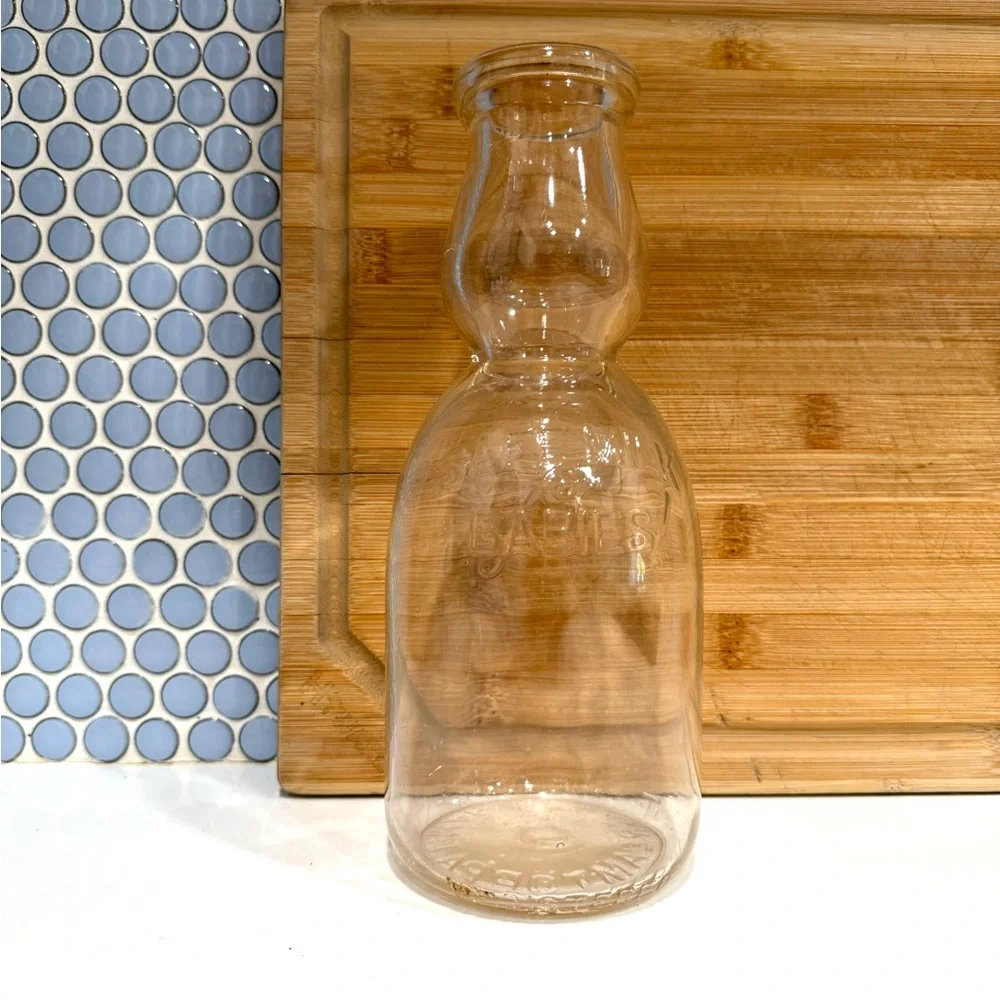 Vintage Clear Glass Baby Bottle